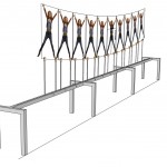 iso view of garland rig with arc incorporated